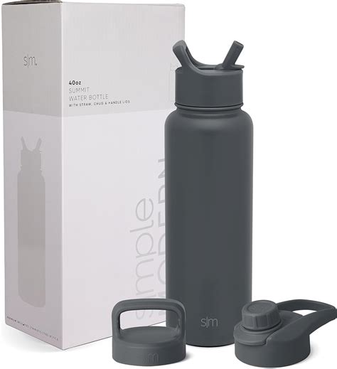 Simple Modern Water Bottle With Straw Handle And Chug Lid Vacuum