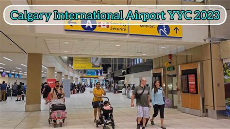 Calgary International Airport YYC In Alberta Canada 2023 Calgary