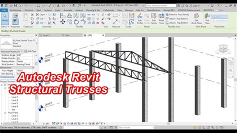 Revit Structural How To Create A Truss Youtube