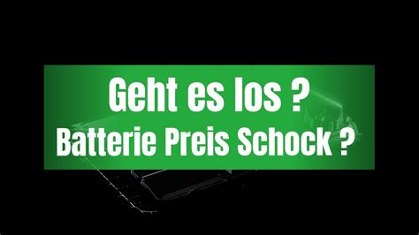 Tesla Geht Es Los Batterie Preisschock Droht England Zahlen