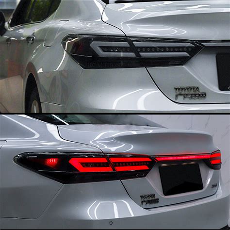 LED Tail Lights For Toyota Camry 2018 2023 Smoked Rear Lamp Start UP