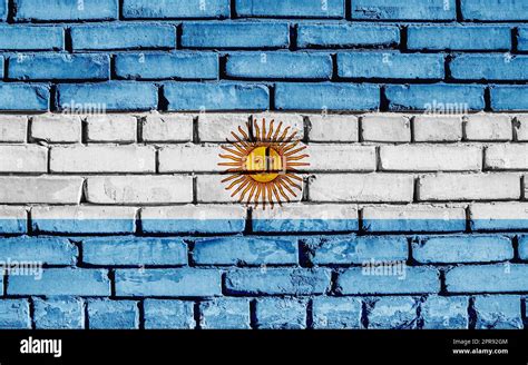 Flag Of Argentina On A Textured Background Concept Collage Stock Photo