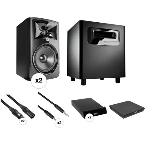 JBL 308P MkII - Studio Monitor Kit with Powered Subwoofer,