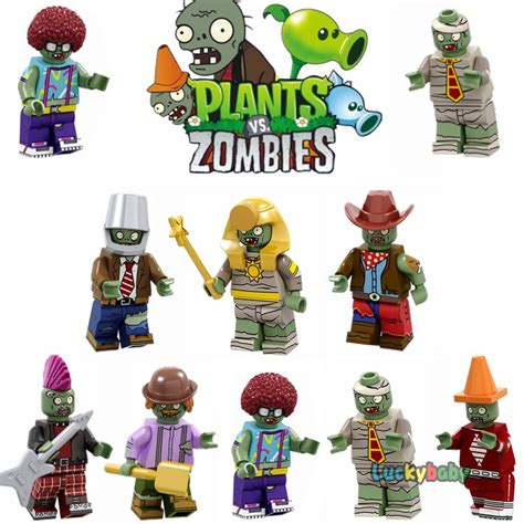 Plants Vs Zombies Game Minifigures Bandage Zombie Pharaoh Zombied