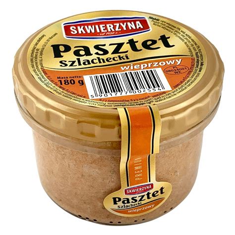 PASZTET SZLACHECKI WIEPRZOWY SKWIERZYNA 180g 9527924631 Oficjalne