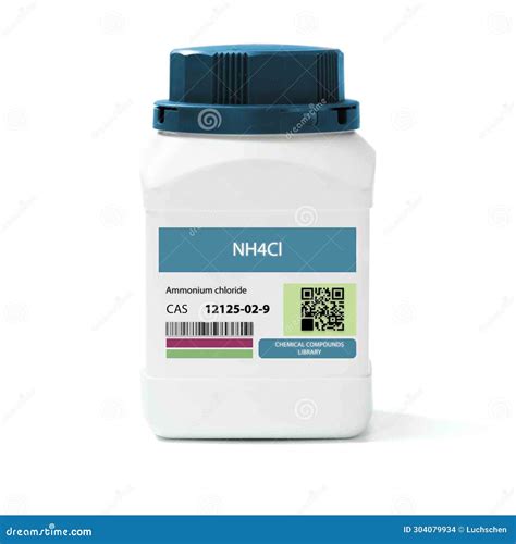 NH4Cl - Ammonium Chloride stock photo. Image of compound - 304079934