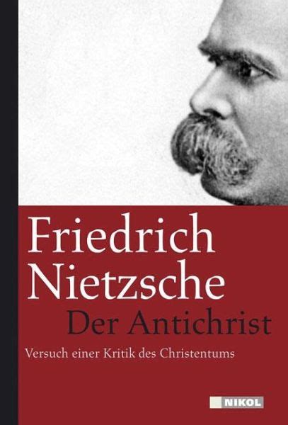 Der Antichrist Von Friedrich Nietzsche Portofrei Bei Bücherde Bestellen