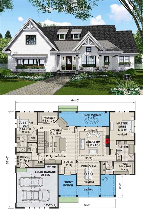 Bedroom Story Craftsman Home With Optional Ground Level Sports