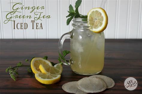 Ginger Green Tea Rice Recipe + Ginger Green Iced Tea - See Mom Click