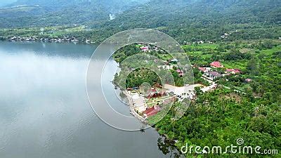 Aerial View of Danau Singkarak. Singkarak Lake is One of the Beautiful Lake Located in West ...