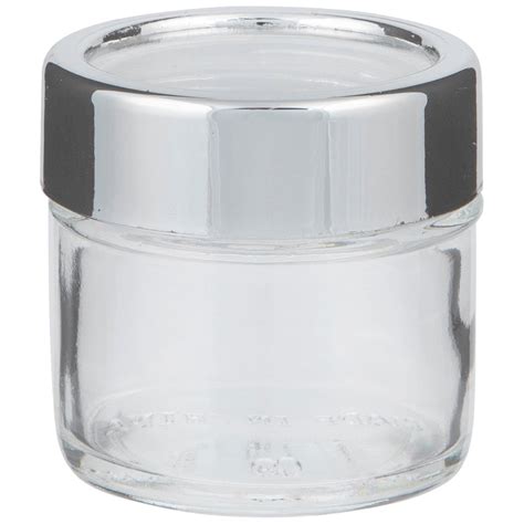 Silver Windowed Lid Glass Jar Hobby Lobby 1330729