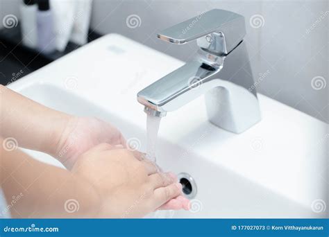 Washing Hand Finger Cleaning For Protect From Corona Virus And Good