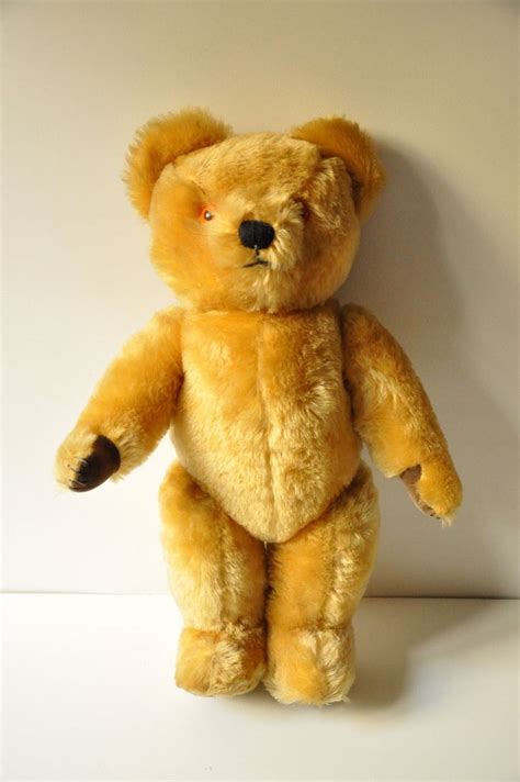 1950 Chad Valley Growling Mohair Teddy Bear Rare Vintage Toy