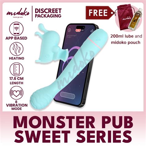 Midoko Monster Pub Honey Detective Wireless Double Stimulation Vibrator APP Remote Control Sex