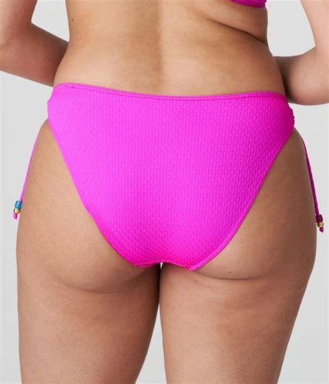 Braga de lazo bikini fucsia eléctrico Narta Primadonna Swim