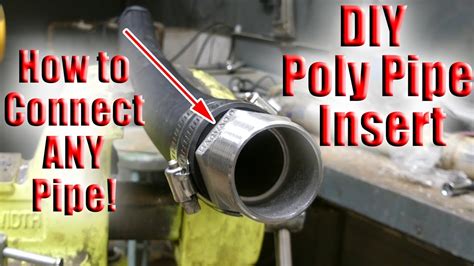 How To Connect Poly Pipe To Anything Using Barbed Fittings Youtube