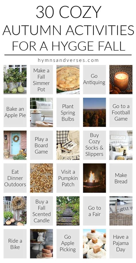 Cozy Autumn Activities For A Hygge Fall Autumn Activities Autumn