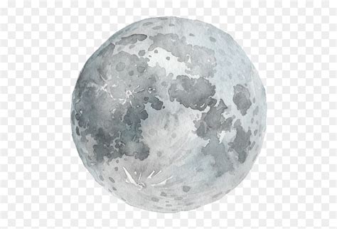 Watercolor Painting Full Moon Photography Moon Watercolor Background