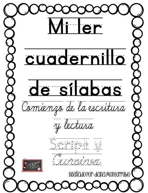 Mi Primer Cuadernillo De Sílabaspágina01 Imagenes Educativas