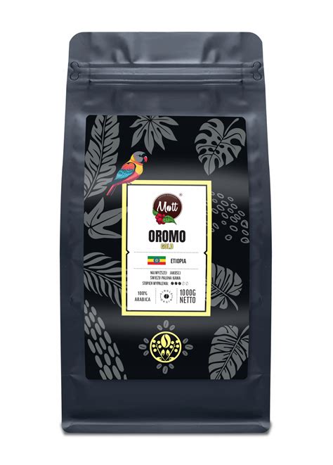 Kawa Ziarnista 100 Arabica Etiopia 1kg Świeżo Palona