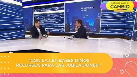 Martin Tetaz Con La Ley Bases Dimos Recursos Para Las Jubilaciones