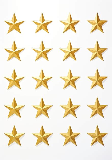 Premium Photo | Gold stars stickers