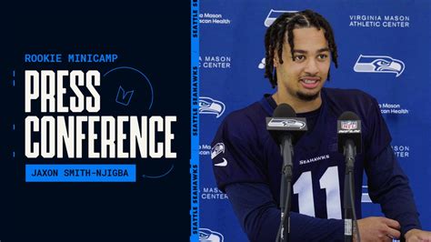 Jaxon Smith-Njigba Seahawks Rookie Minicamp Press Conference