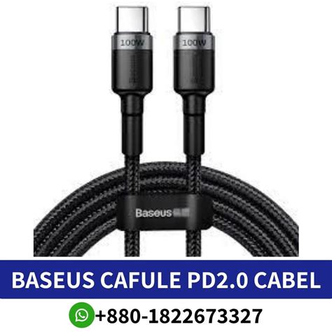 BASEUS Cafule PD2 0 100W Flash Charging Type C Buy In BD