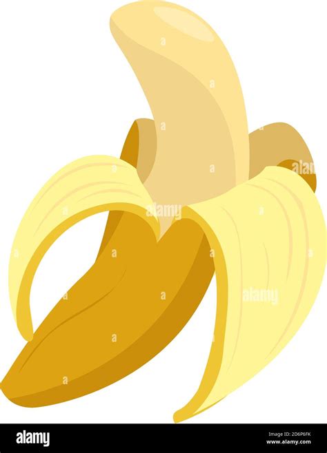 Banana Peel Illustration Vector On White Background Stock Vector