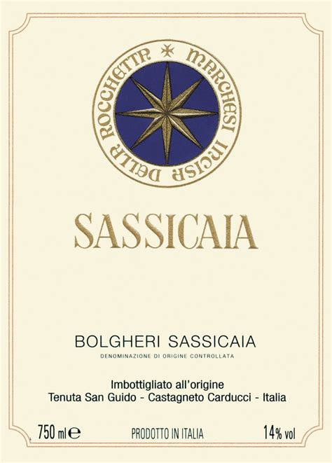 Tenuta San Guido Sassicaia 2019