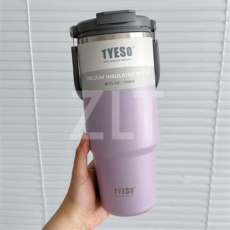 Jual 1200ML BOTOL MINUM STAINLESS STEEL TYESO VACUUM INSULATED TUMBLER