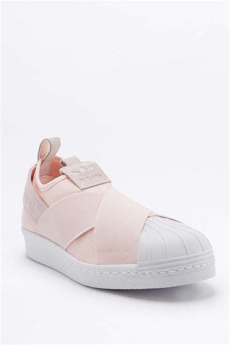 Adidas Originals Superstar Pink Slip On Trainers Adidas Originals