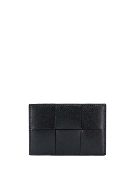 Bottega Veneta Card Holder Black Mens Bottega Veneta