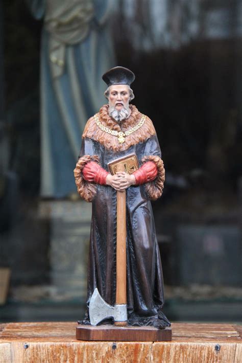 Wooden Statue Of St Thomas Ferdinand Stuflesser