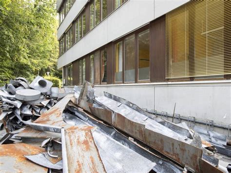 Volksschule Aigen erhöhte Radioaktivität auf dem Dach festgestellt