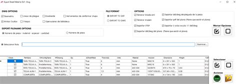 Exportar Archivos De Chapa Cimtools