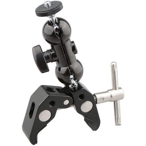 Camvate Super Clamp With Rotating Mini Ball Head C B H Photo