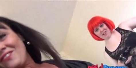 British MILF In Black Stocking Is Tricked To Ride It Deep Elise Summers Scarlet Grey