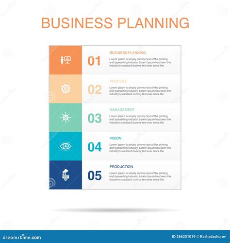 Business Planning, Process, Management Stock Vector - Illustration of