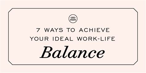 7 Ways To Achieve Your Ideal Work Life Balance Day Designer