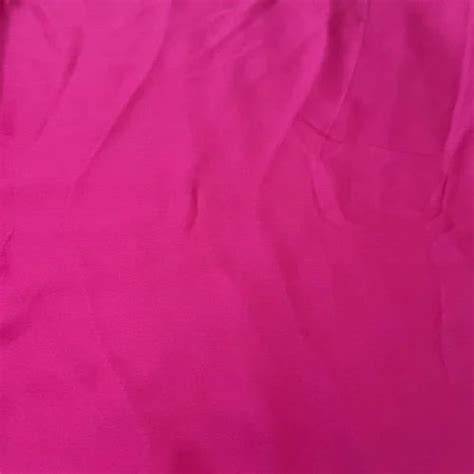 Exclusive Magenta Pink Solid Georgette Satin Fabric At Rs 80 00 Satin