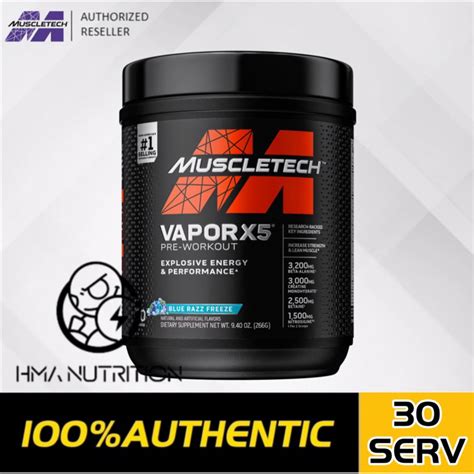 MuscleTech Vapor X5 Pre Workout 30Servings Muscletech Pre Workout Jnx