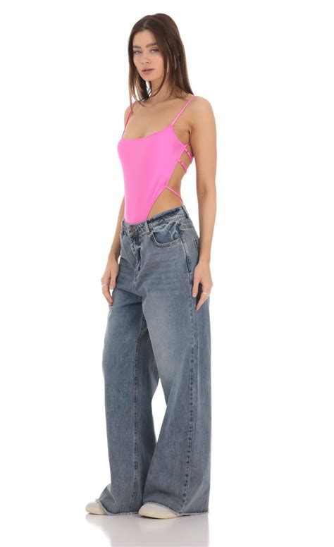 extra wide jeans  denim lucy   sky