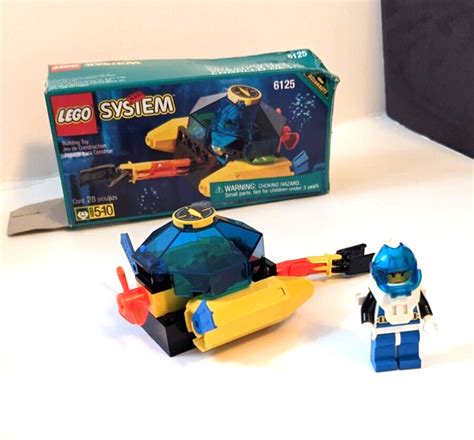 Vintage Lego Aquazone Aquanauts Sea Sprint Underwater Diver W Box