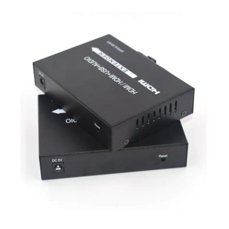 Hdmi Fiber Optic Extenders Transmit 1080p Uncompressedloop Outusb 20