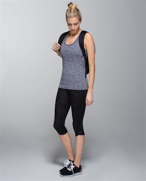 Lululemon Run Swiftly Tech Racerback Heathered Cadet Blue First