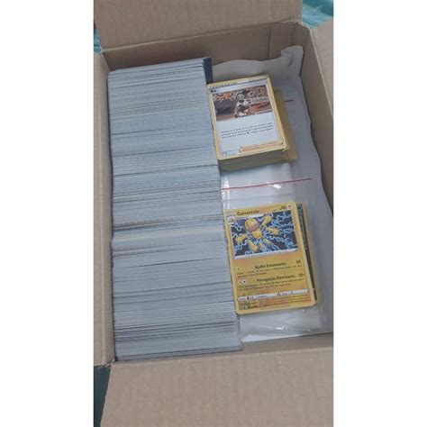 Lote 200 Cartas Pokemon TCG Original Shopee Brasil