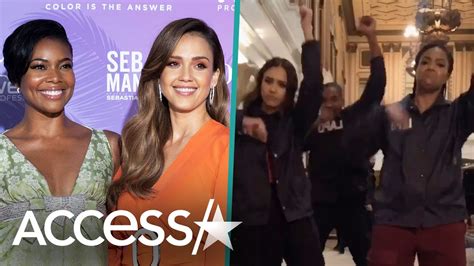 Gabrielle Union And Jessica Alba Crush It With Fun Tiktok Dance On La