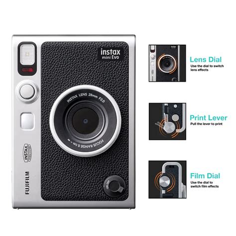 Buy Fujifilm Instax Mini Evo Premium Edition Instant Camera With