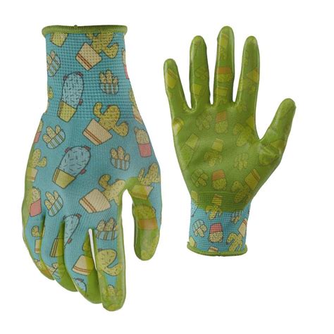 Digz Youth Girls Nitrile Coated Garden Gloves 79886 014 The Home Depot